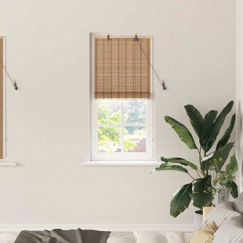 vidaXL Zastore i sjenila sa zavjesama Svijetlosmeđa 60 x 160 cm Bambus Cene