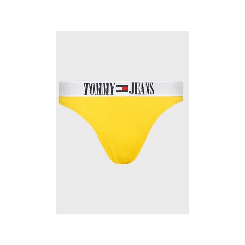 Tommy Jeans Klasične spodnje hlačke UW0UW04208 Rumena