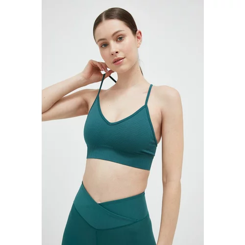 Casall Grudnjak za jogu boja: zelena, glatki model