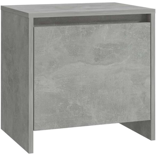 VidaXL noćni ormarić siva boja betona 45 x 34 x 44,5 cm od iverice Slike
