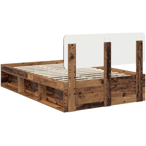  Okvir za krevet Staro drvo 90 x 190 cm Čvrsto borovo drvo Slike