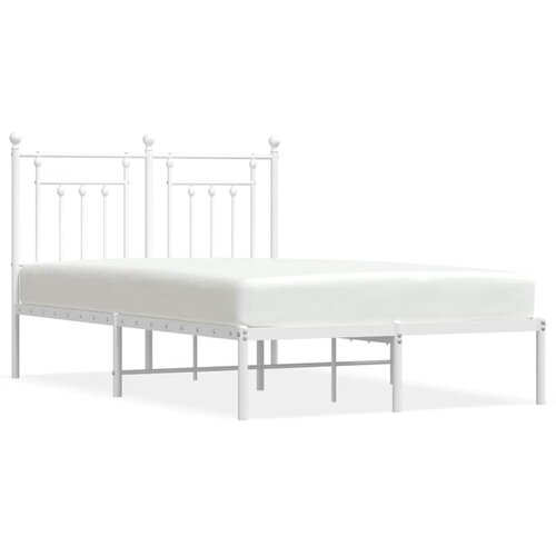  okvir za krevet s uzglavljem bijeli 120 x 190 cm Slike