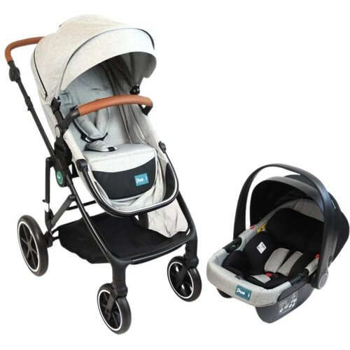 Puerri kolica za bebe 3u1 Oscar Light Grey, 0m+ Cene