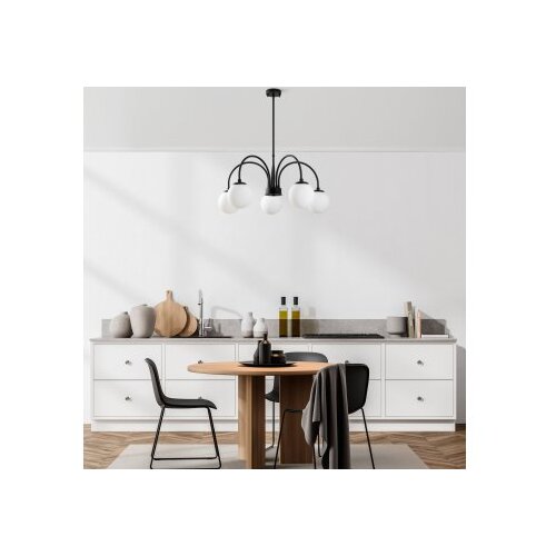 Opviq Luster Sferis-13935, 70 cm, IP20, Crno-bijela Slike