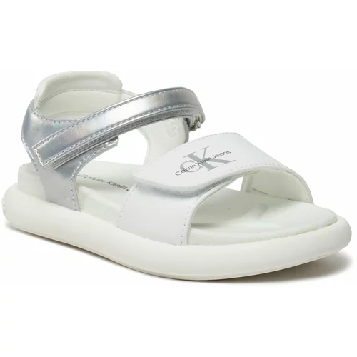 Calvin Klein Jeans Sandali V1A2-80817-1013X S White/Silver 025
