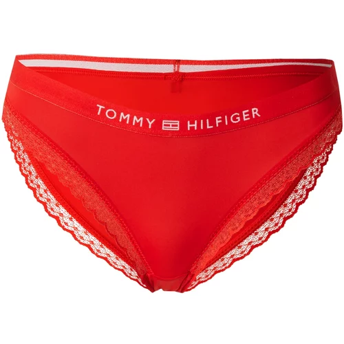 Tommy Hilfiger Underwear Spodnje hlačke rdeča / bela