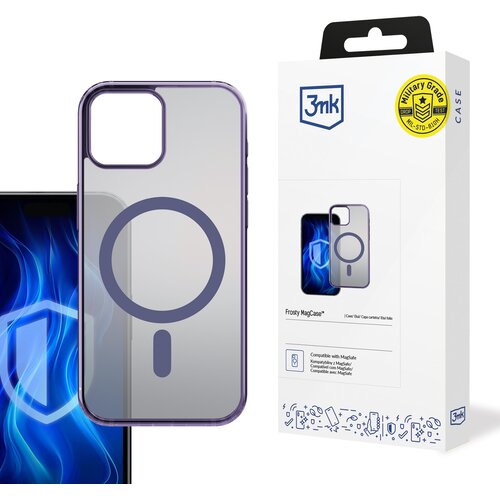 3mk APPLE IPHONE 15 PLUS - FROSTY MAGCASE PURPLE, (5000299873) Cene