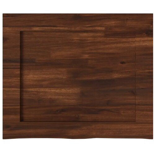 Pravokutni stolni vrh 90 x 50 x 3 5 cm Pravokutni Tamno smeđa - Tamno smeđa 90 x 55 x 3 5 cm Živi rub 1 strana Slike