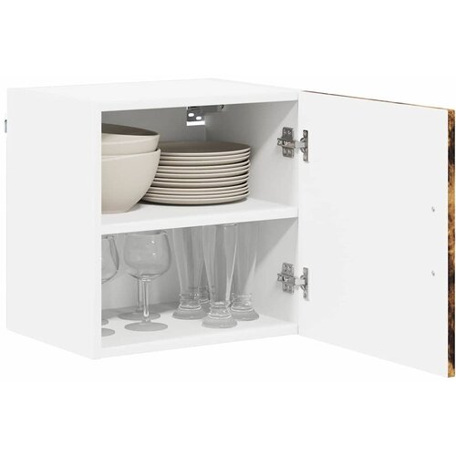  Ormar za Zid Lucca 2 pcs Dimljeni hrast 40 x 31 x 40 cm Slike