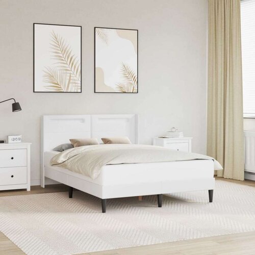  Okvir za krevet Bijela 120 x 190 cm Umjetna koža - Bijela 120 x 190 cm Cijene