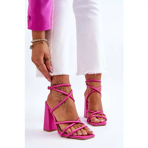 Kesi Fashionable High heel Sandals Pink Josette