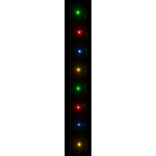 VidaXL svjetlosna traka 400 led žarulja raznobojna 40 m 8 efekata Slike