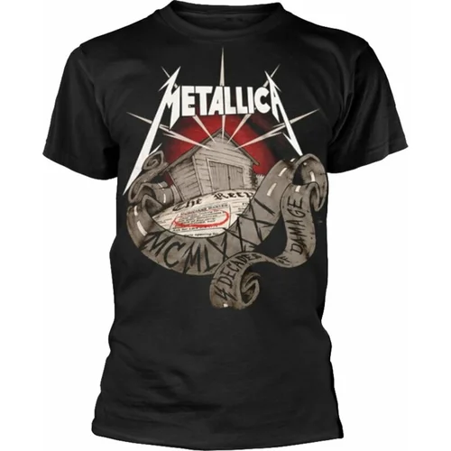 Metallica Košulja 40th Anniversary Garage Unisex Black 2XL