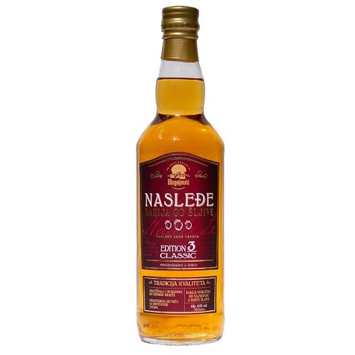 Nasleđe Rakije NASLEĐE Rakija od &scaron;ljive Edition 3 Classic, 500ml Cene
