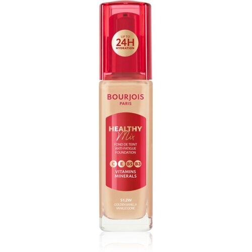 Bourjois Healthy Mix posvjetljujući hidratantni puder 24h nijansa 51.2W Golden Vanilla 30 ml Cijene