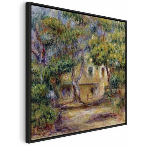  Slika - Pierre-Auguste Renoir &ndash; The Farm at Les Collettes 60x60 U crnom drvenom okviru Cijene