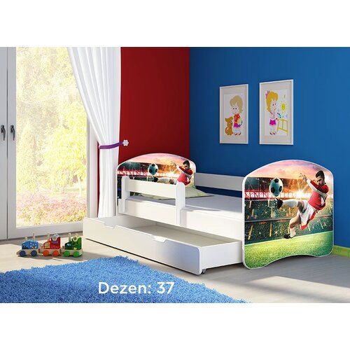 ACMA dečiji krevet ii 140x70 f + dušek 6 cm WHITE37 Cene