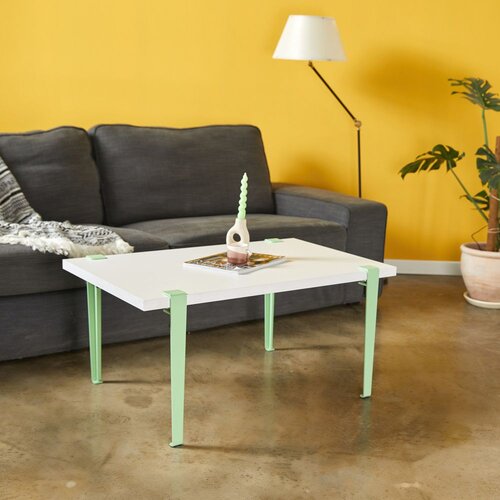 Woody Fashion Sto za kafu Neda White Mint Green Cene
