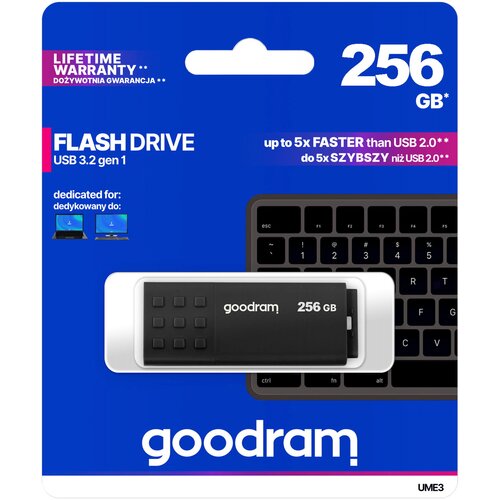  USB 3.2 memorijski stick 256GB UME3 crni Cijene