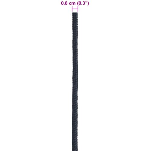  Konopac za čamce 0.8 mm 50 m Kraljevsko plava Poliester Slike