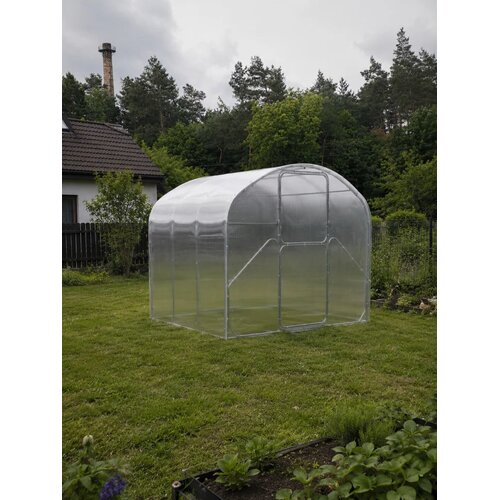  Modularni čelični plastenik Flora,10 mx2.64m, polikarbonat 4 mm , razmak između lukova 0.67m Slike