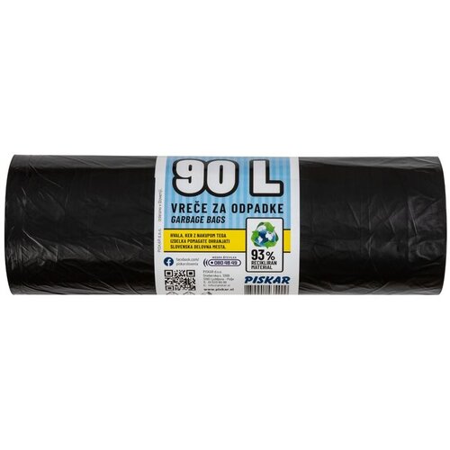 PISKAR VREČKE ZA SMETI 60X80, 15/1, 90L Cene