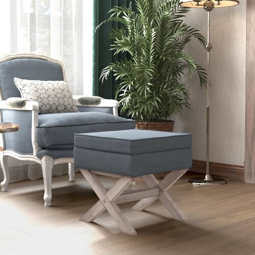 The Living Store Stolček s prostorom za shranjevanje temno siv 45x45x49 cm žamet - Stolček S Prostorom Za Shranjevanje, (21482136) Slike