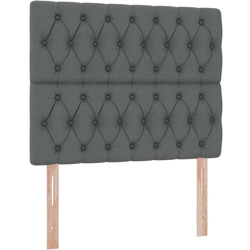  Krevet s od storage Tamno siva 120 x 200 cm Lažna koža Slike