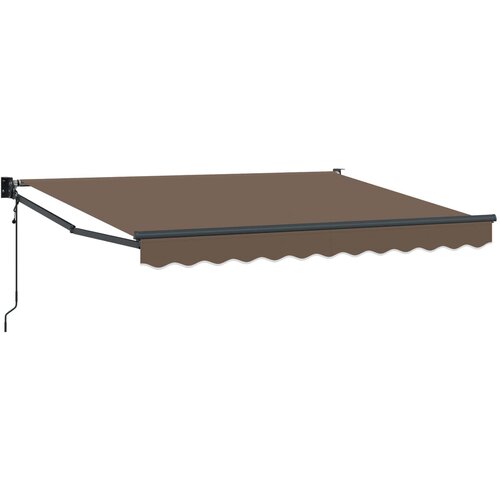 vidaXL Električni zložljiv senčnik Taupe 100% poliester in aluminij, (5000252281) Cene
