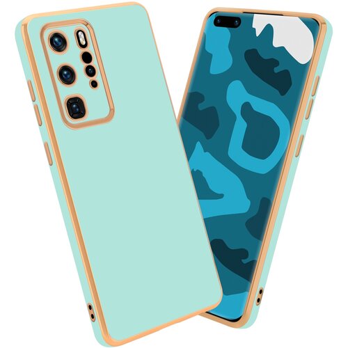  Ohišje, združljiv s Huawei v sijajni metini zeleni barvi - Zlato - zaščitni pokrov iz fleksibilnega silikona TPU in z zaščito pred kamero, (20603299) Cene