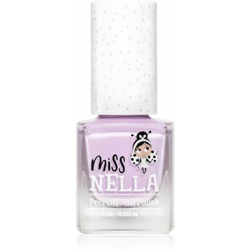 Miss Nella Peel Off Nail Polish lak za nohte za otroke MN02 Bubble Gum 4 ml