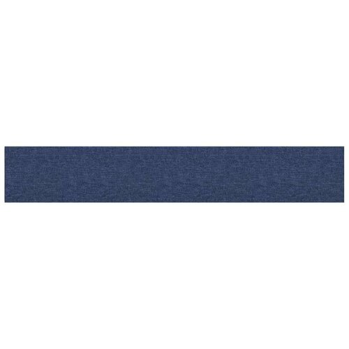  Zidna uzglavlja 12 pcs Plava 90 x 15 cm tkanina Slike