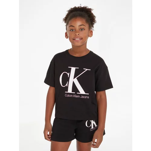 Calvin Klein Jeans Majica otroška Črna