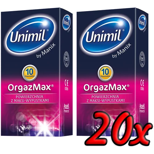 Ansell/Mates Unimil OrgazMax 20 pack