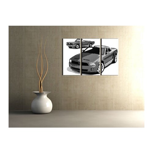  Ročno izdelana slika POP Art FORD MUSTANG 3-delna (POP ART) Slike