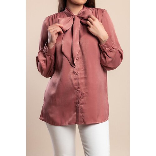 Fenzy Plus Size Bluza S Ma&amp;scaron;nom, Antikno Ružičasta Slike