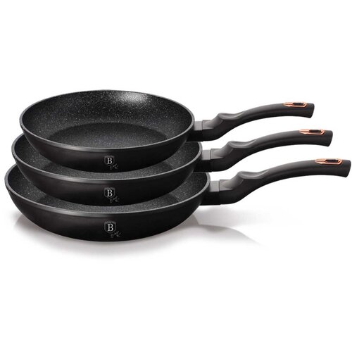 Berlinger Haus set 3 granitnih ponev berlingerhaus black rose BH-6158, (21237611) Cene