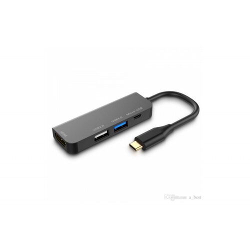 Fast Asia adapter-konvertor tip c na hdmi+ 2xUSB 3.0+ tip c Slike