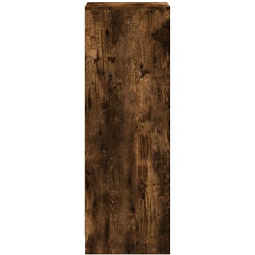 VidaXL Komoda s LED svjetlima boja hrasta 38 x 34 x 100 cm drvena Slike