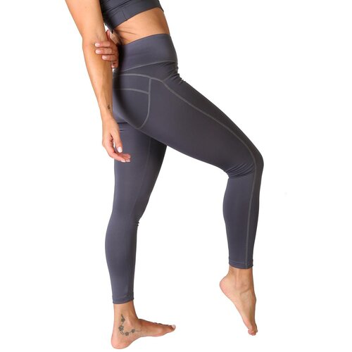 Bodyboo Ženske tajice BB24004 Charcoal Slike