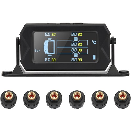 INF TPMS na sončno energijo s 6 senzorji za tovornjake, (21540215) Slike