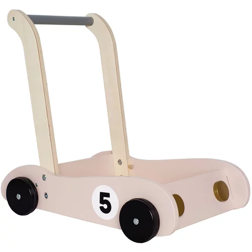 Jabadabado® drvena kolica za igračke i trening hodanja bunny