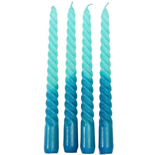 Rex London Svijeće u setu od 4 kom.vrijeme gorenja 3h Dip Dye - Slike