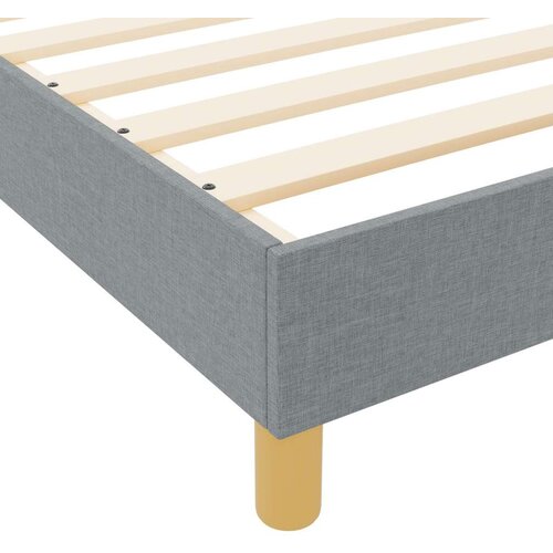 vidaXL Krevet za spavanje svjetlosiva 90x200 cm tkanina Cene