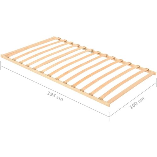 VidaXL podnica za krevet s 13 letvica 100 x 200 cm Slike
