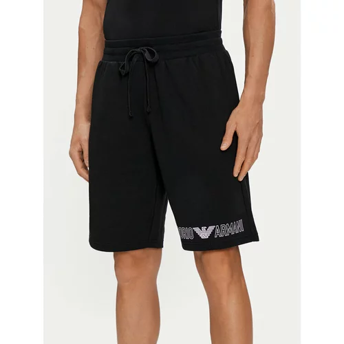 Emporio Armani Underwear Športne kratke hlače 111004 4R566 00020 Črna Regular Fit