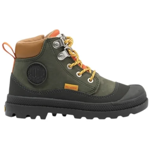 Palladium PAMPA HI CUFF HKR WP Zelena