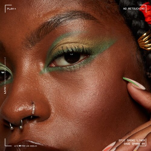 NYX Professional Makeup Epic Smoke Liner dolgoobstojni svinčnik za oči odtenek 08 Sage Sparks 0,17 g Slike