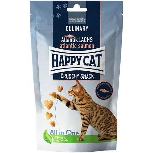 Happy Cat Culinary Crunchy Snack atlantski losos - 2 x 70 g