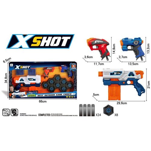 MILENIJUM SET PISTOLJA SA MEKANIM MECIMA I DODACIMA 53510 Slike